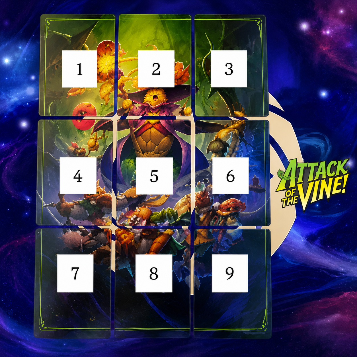 Puzzle Cards EN 13 Attack Of The Vine! - Complete Trading Card Collective